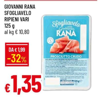 GIOVANNI RANA SFOGLIAVELO RIPIENI VARI