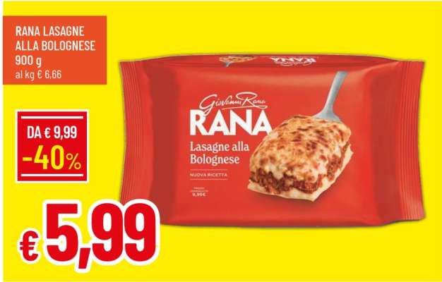Rana Lasagne alla Bolognese