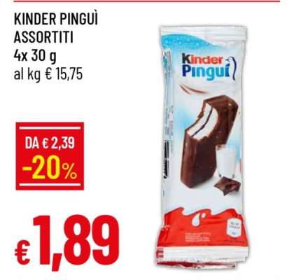 KINDER PINGUÌ ASSORTITI