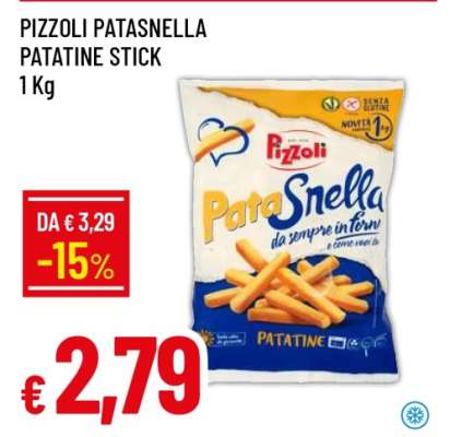 PIZZOLI PATASNELLA PATATINE STICK