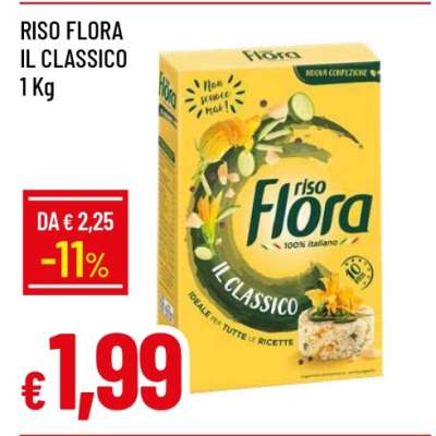 RISO FLORA il classico