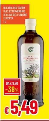 OLEARIA DEL GARDA OLIO EXTRAVERGINE DI OLIVA DELL'UNIONE EUROPEA