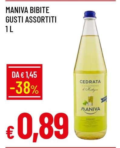 MANIVA BIBITE GUSTI ASSORTITI