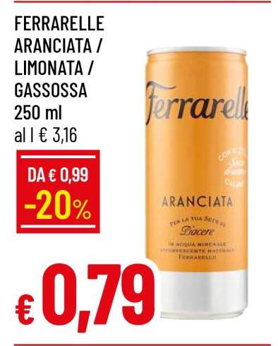 FERRARELLE ARANCIATA / LIMONATA / GASSOSSA