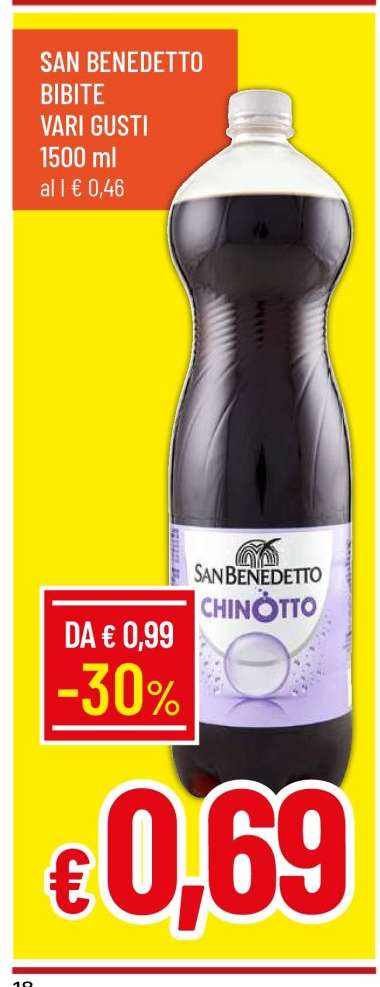 SAN BENEDETTO BIBITE VARI GUSTI