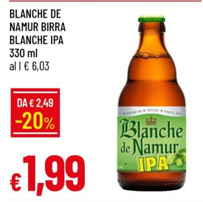 BLANCHE DE NAMUR BIRRA BLANCHE IPA