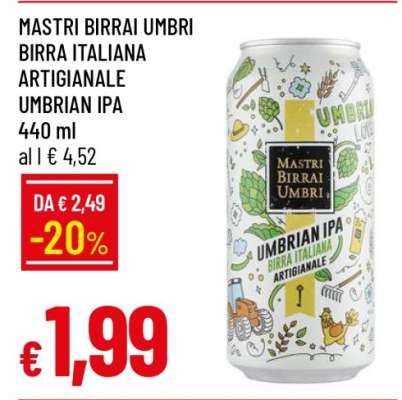 MASTRI BIRRAI UMBRI BIRRA ITALIANA ARTIGIANALE UMBRIAN IPA