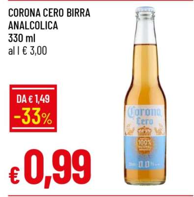 CORONA CERO BIRRA ANALCOLICA
