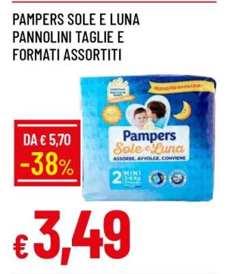 Pampers Sole e Luna Pannolini