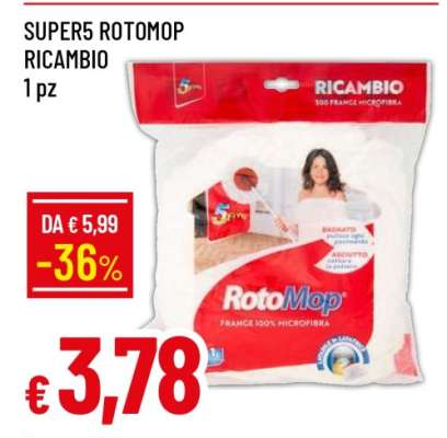 SUPER5 ROTOMOP RICAMBIO