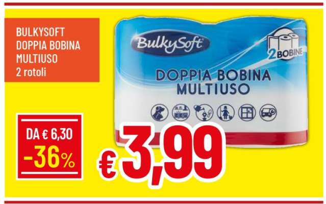 BULKYSOFT DOPPIA BOBINA MULTIUSO