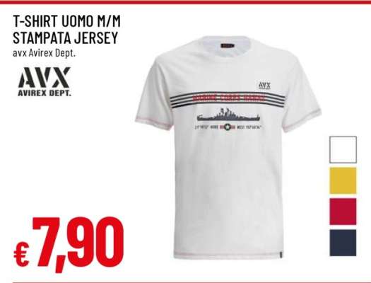 T-SHIRT UOMO M/M STAMPATA JERSEY