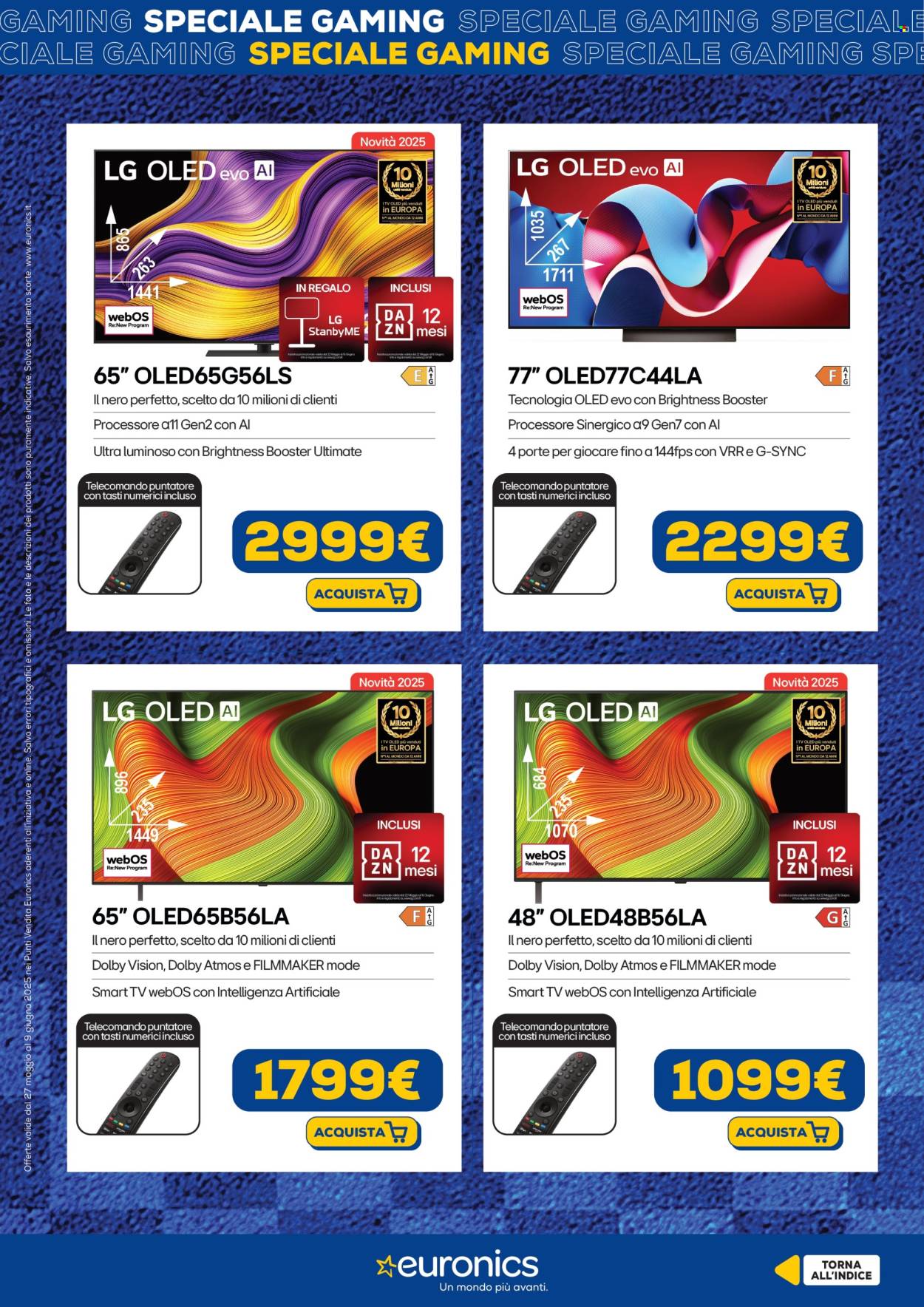 Volantino Euronics - 27/5/2025 - 9/6/2025. Pagina 13