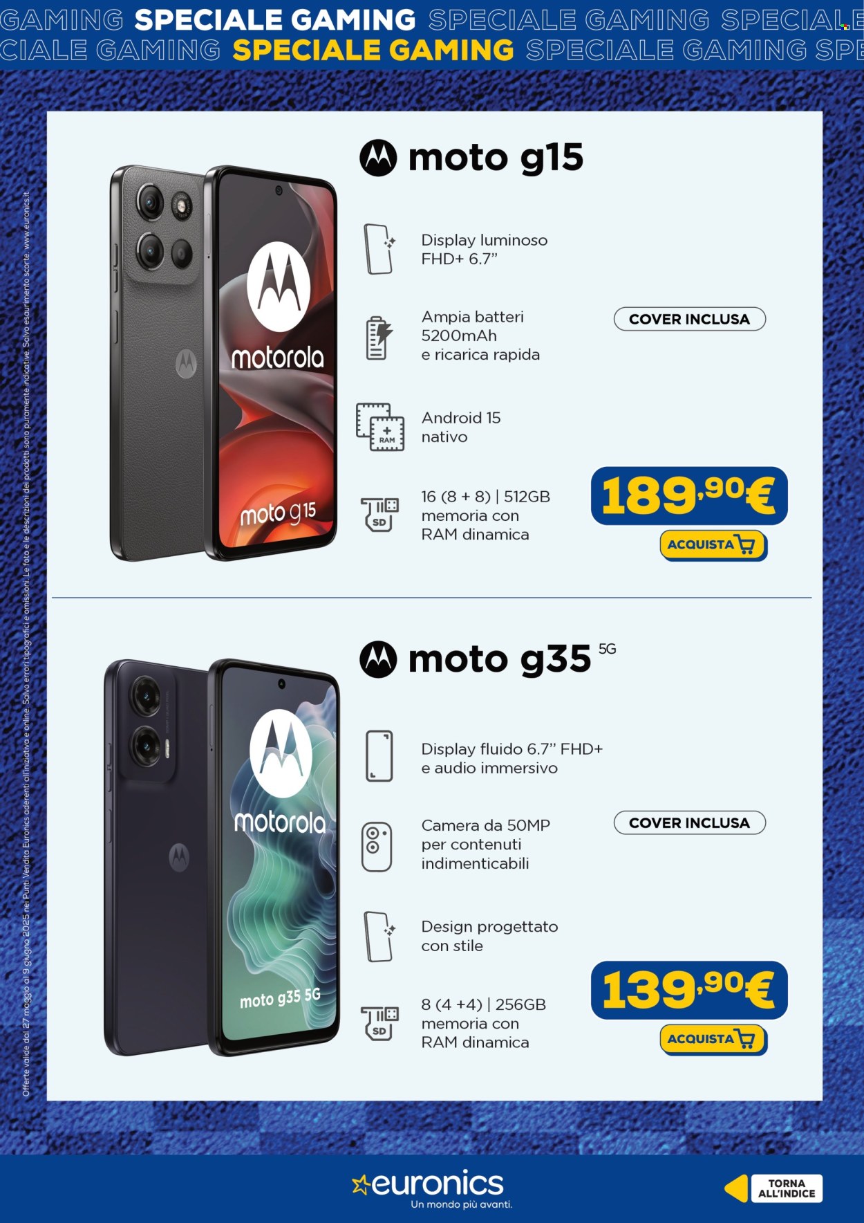 Volantino Euronics - 27/5/2025 - 9/6/2025. Pagina 15