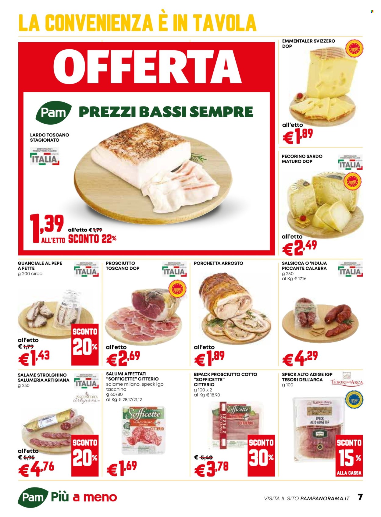 Volantino Pam Panorama - 29/5/2025 - 11/6/2025. Pagina 7