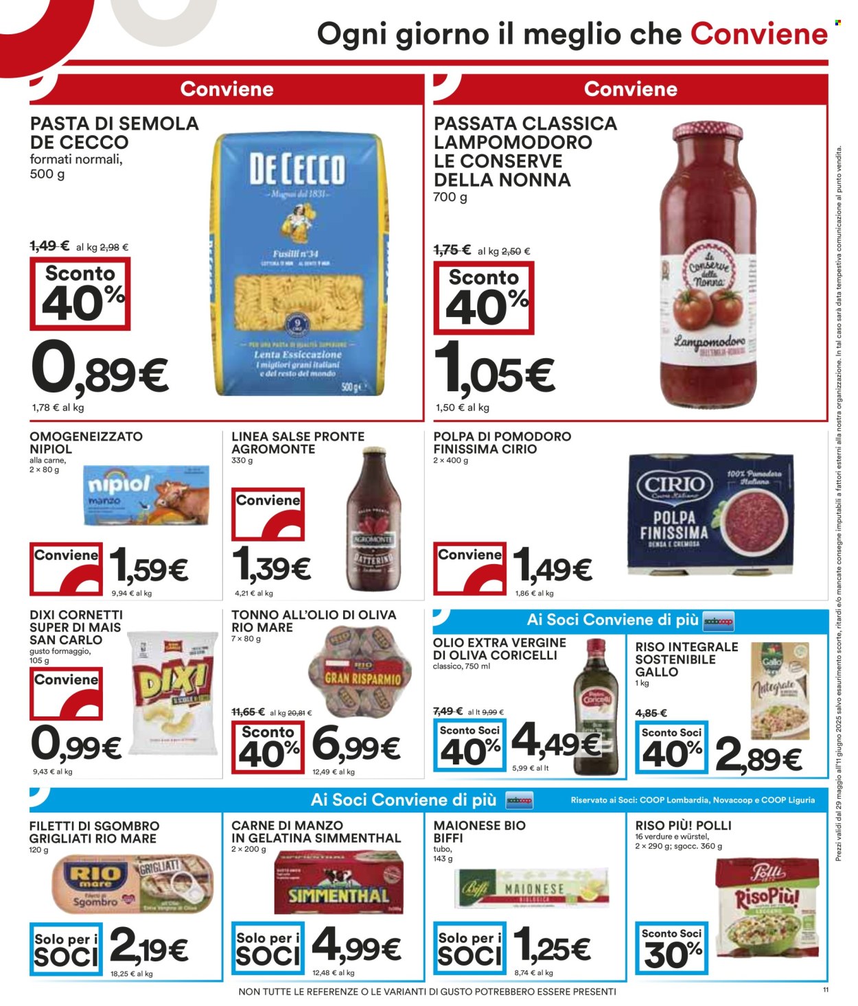 Volantino Coop - 29/5/2025 - 11/6/2025. Pagina 11