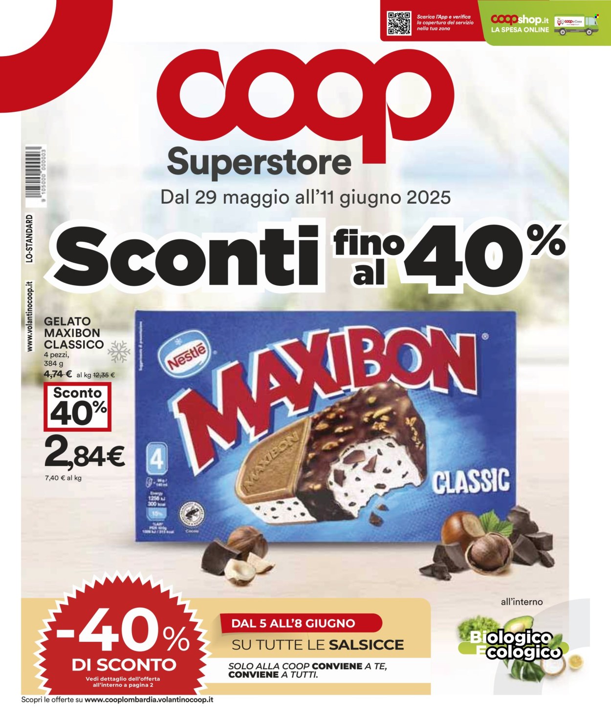 Volantino Coop - 29/5/2025 - 11/6/2025. Pagina 1