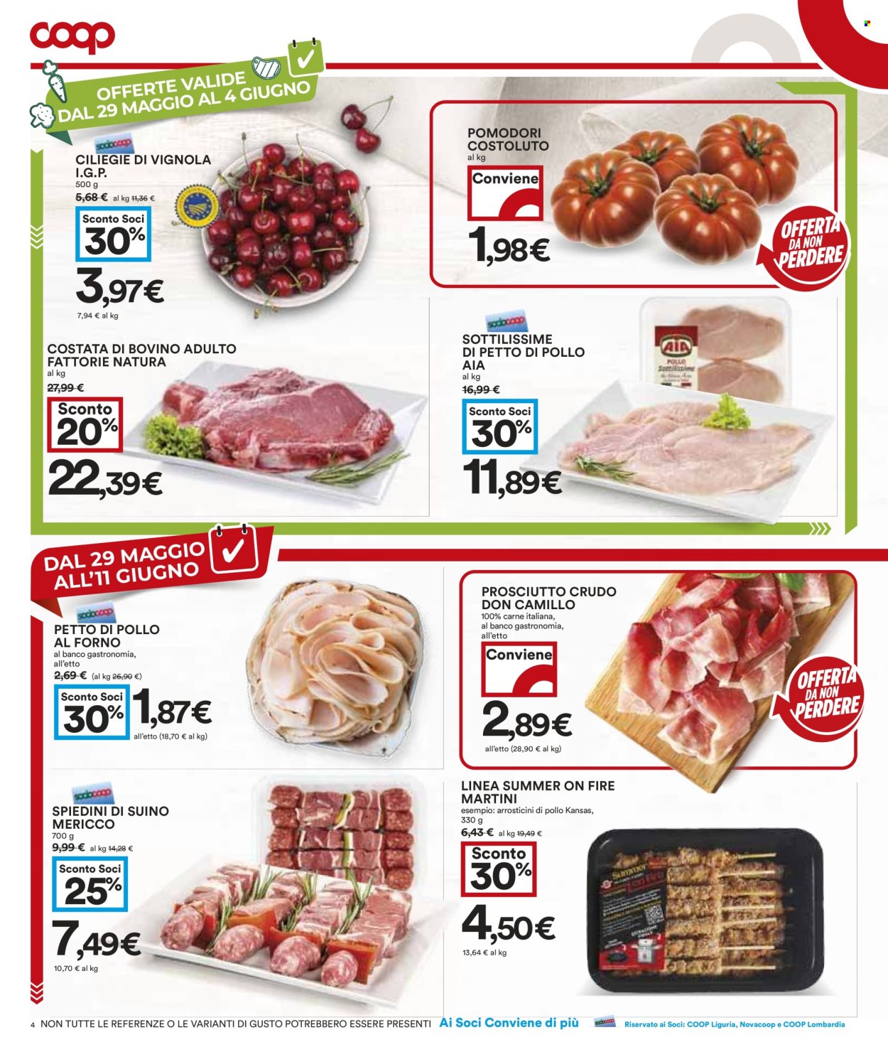 Volantino Coop - 29/5/2025 - 11/6/2025. Pagina 4