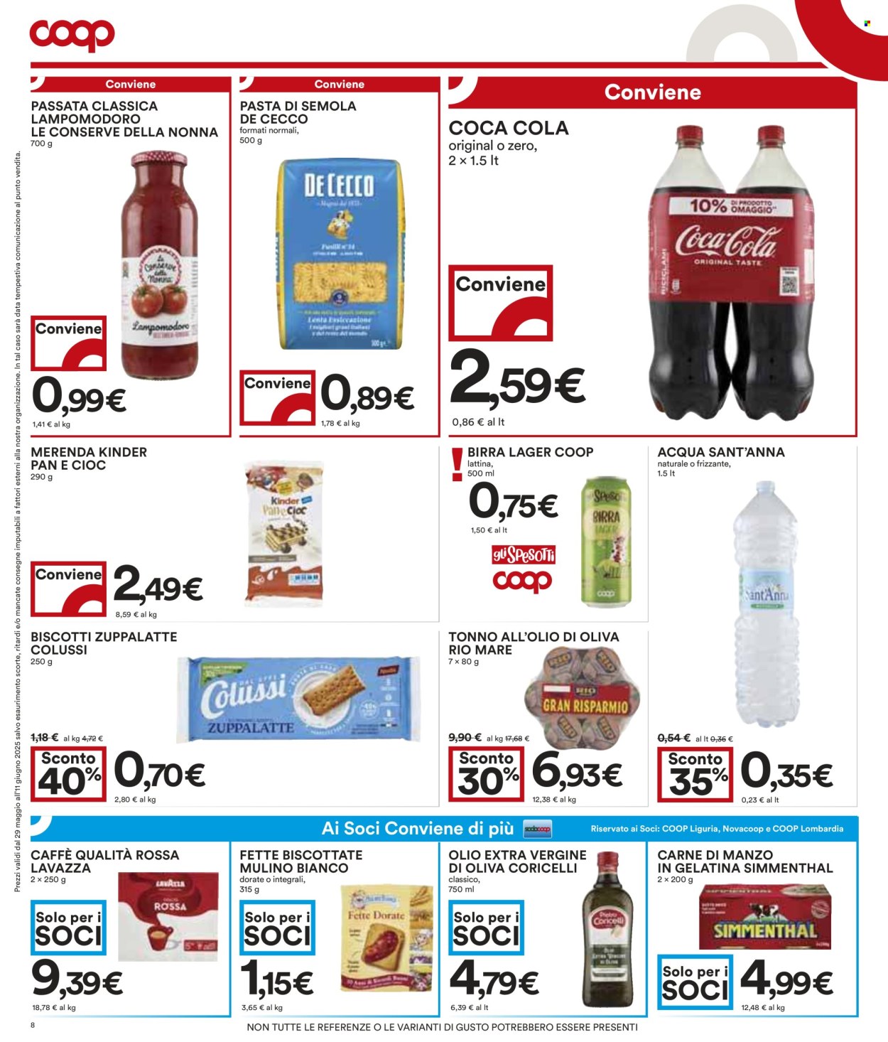 Volantino Coop - 29/5/2025 - 11/6/2025. Pagina 8