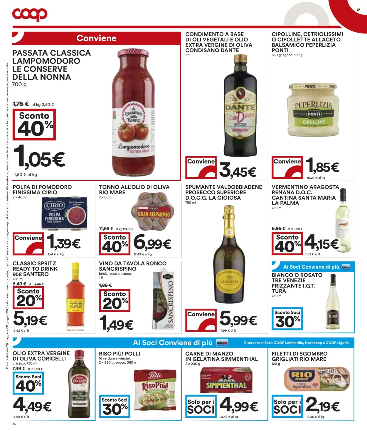 Volantino Coop - 29/5/2025 - 11/6/2025. Pagina 16