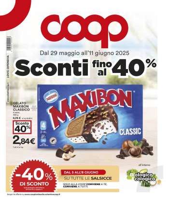 Volantino Coop - 29/5/2025 - 11/6/2025.