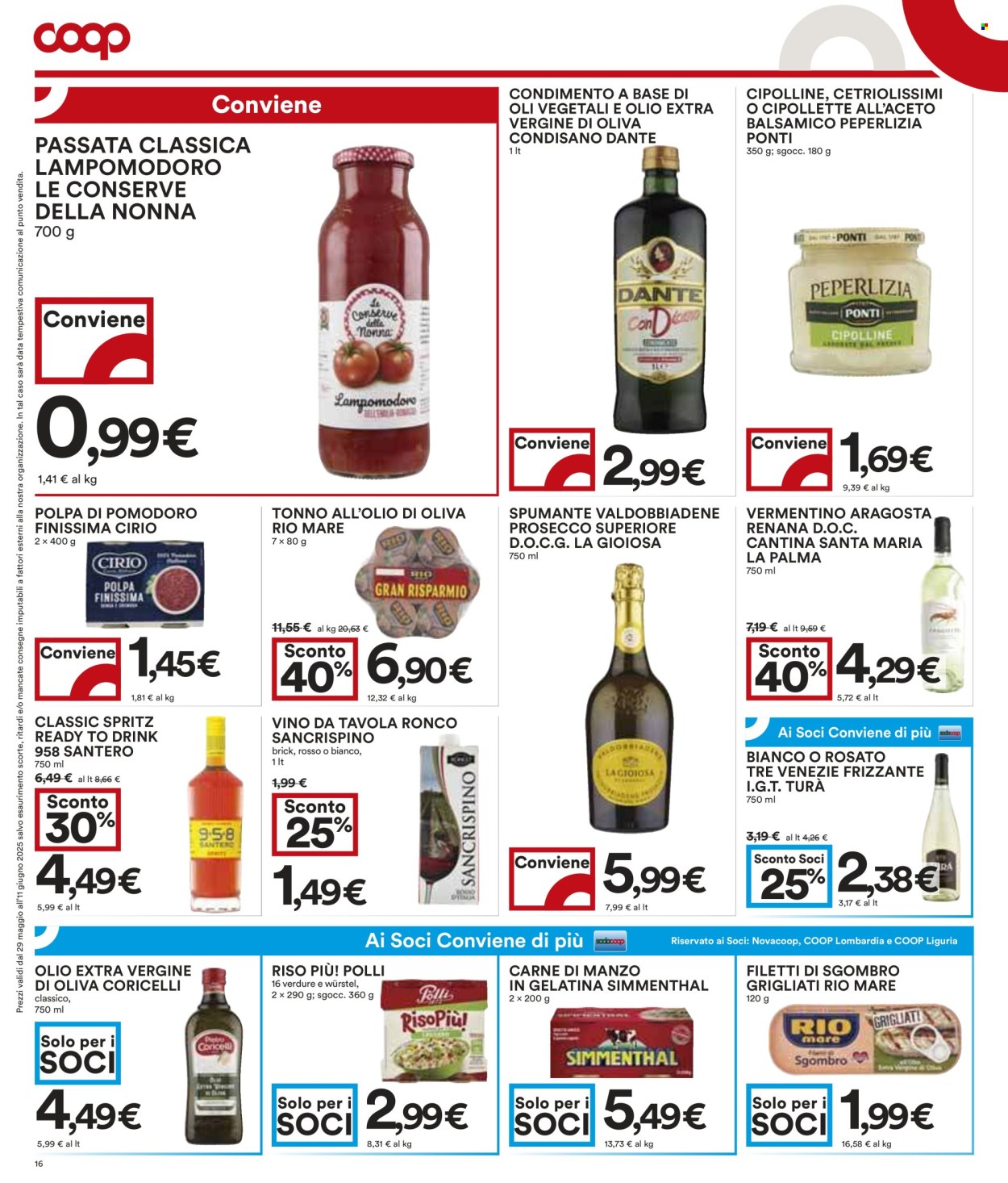 Volantino Coop - 29/5/2025 - 11/6/2025. Pagina 16