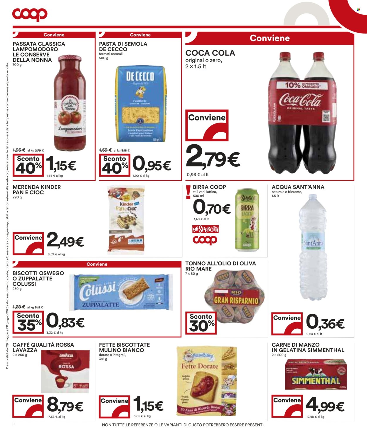 Volantino Coop - 29/5/2025 - 11/6/2025. Pagina 8