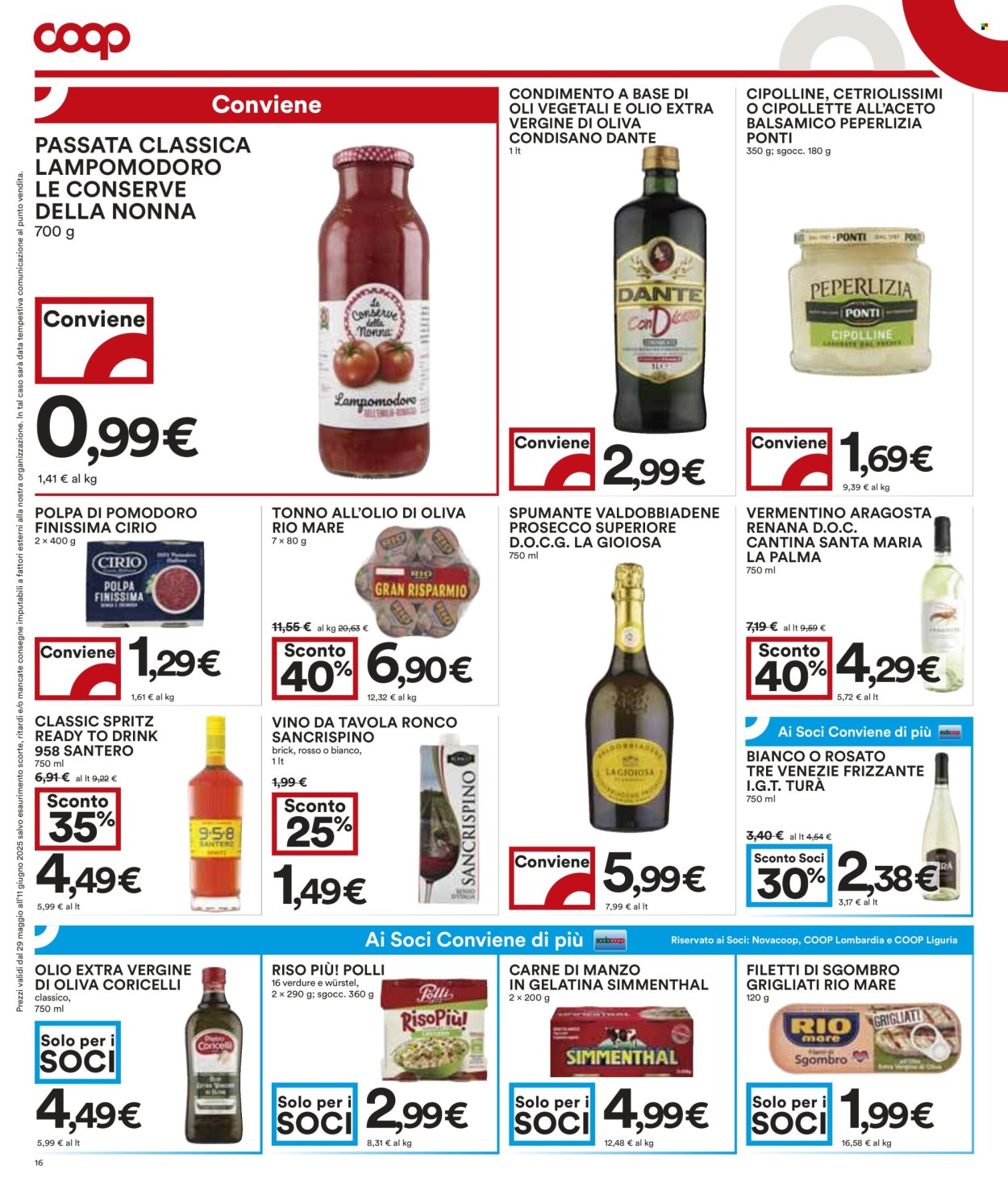 Volantino Coop - 29/5/2025 - 11/6/2025. Pagina 16