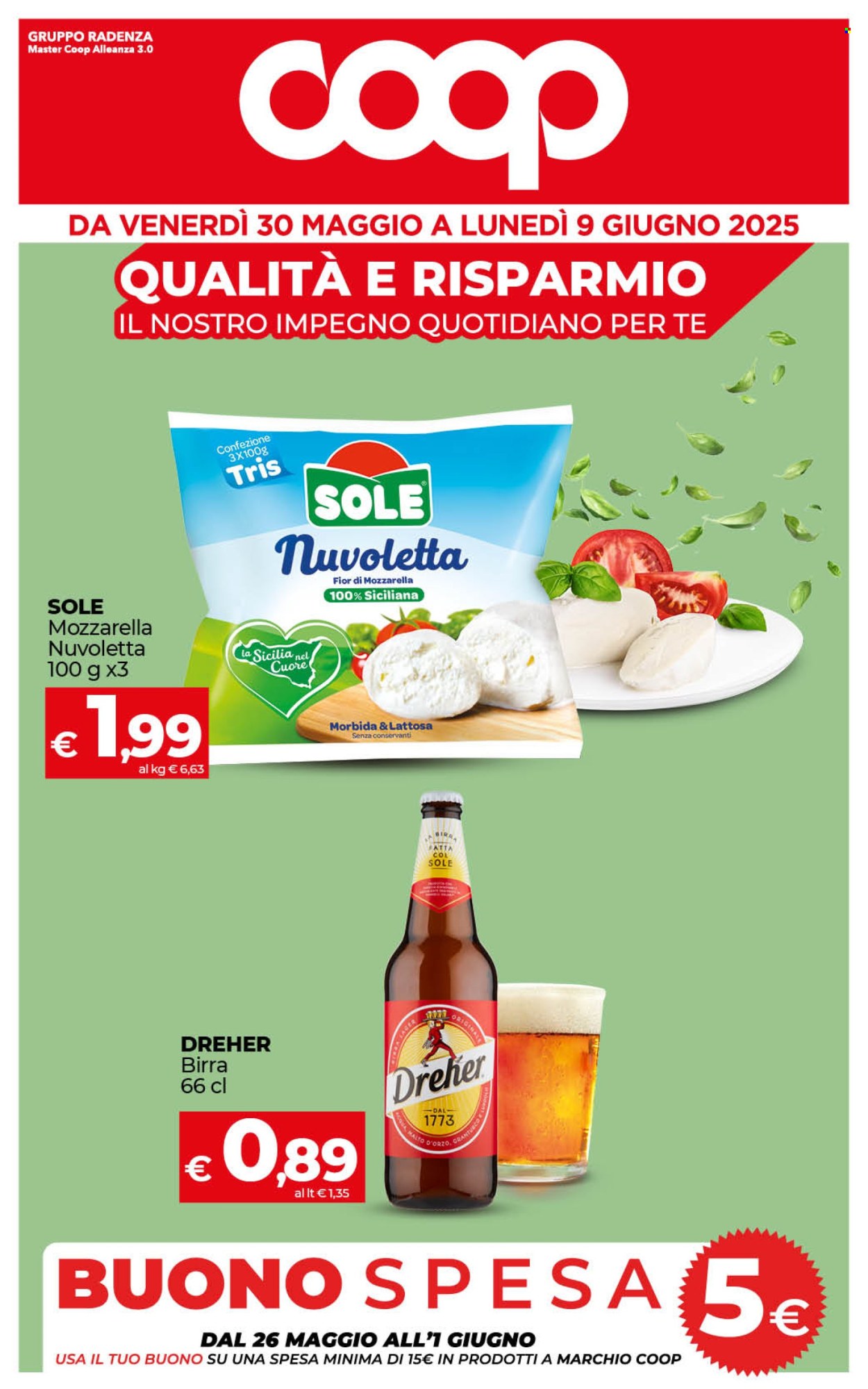 Volantino Coop - 30/5/2025 - 9/6/2025. Pagina 1