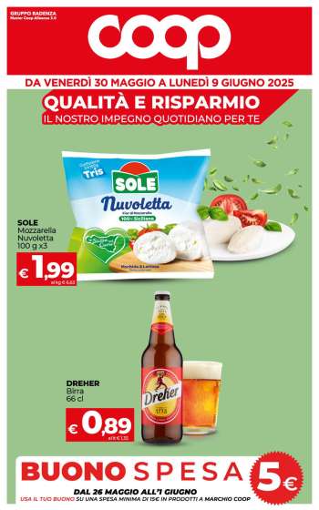 Volantino Coop - 30/5/2025 - 9/6/2025.