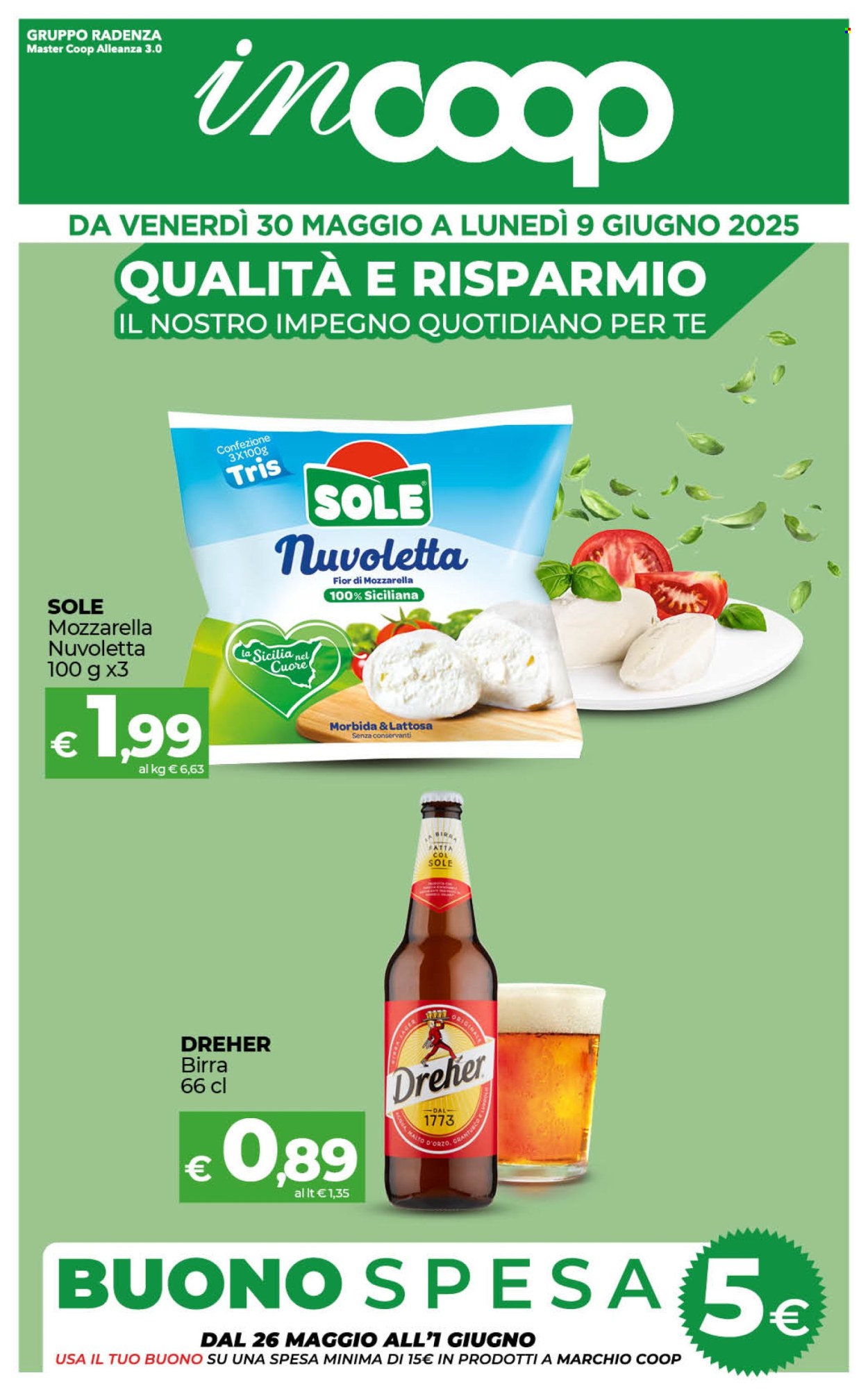 Volantino Coop - 30/5/2025 - 9/6/2025. Pagina 1