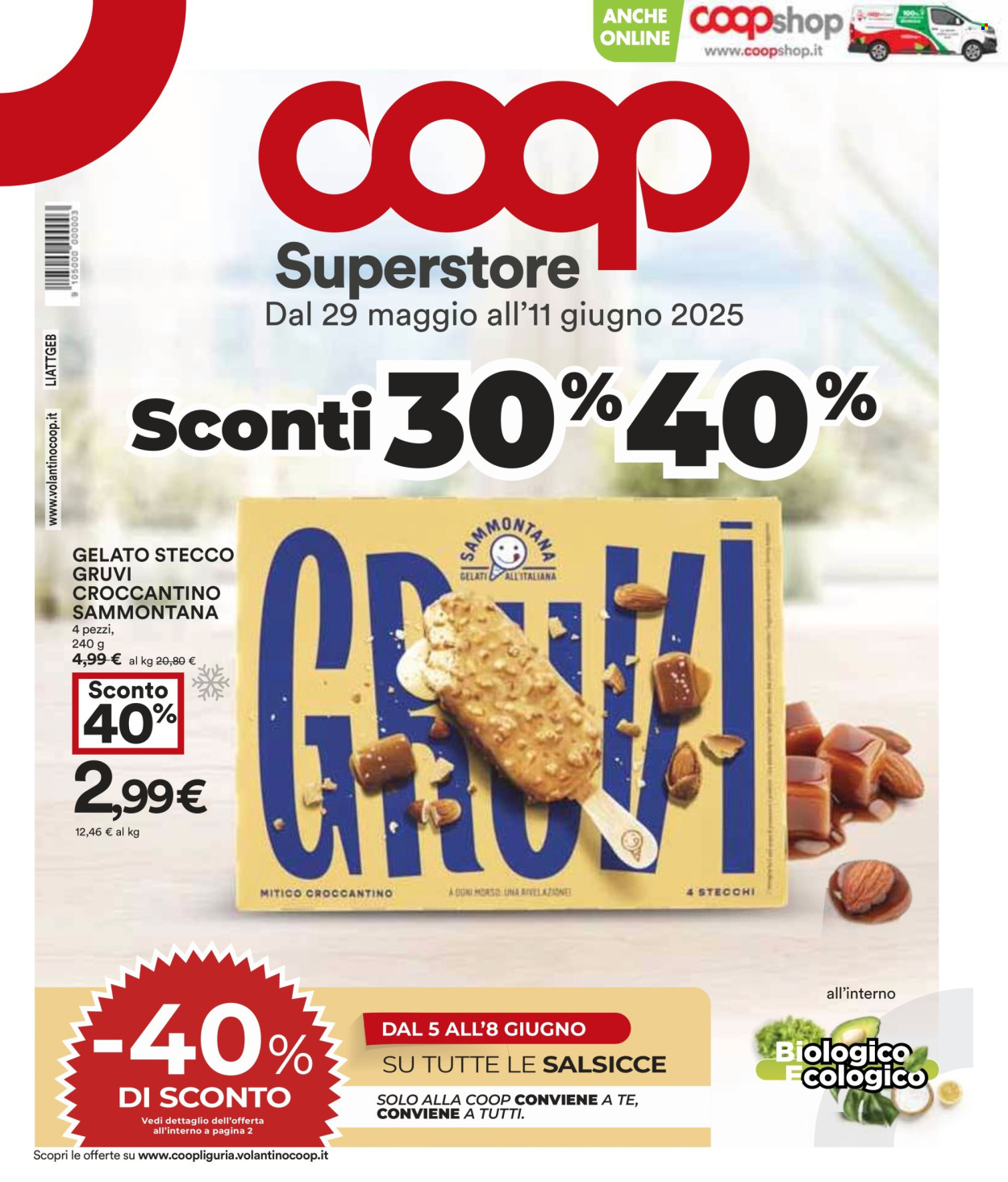 Volantino Coop - 29/5/2025 - 11/6/2025. Pagina 1