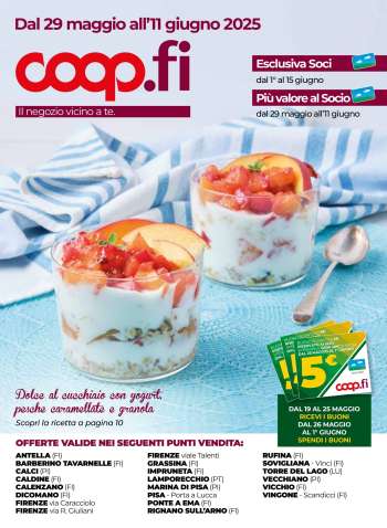 Volantino Coop - 29/5/2025 - 11/6/2025.
