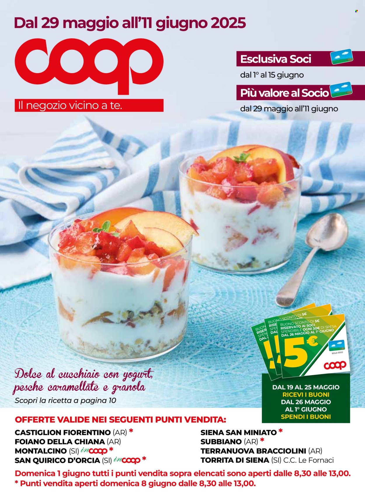 Volantino Coop - 29/5/2025 - 11/6/2025. Pagina 1