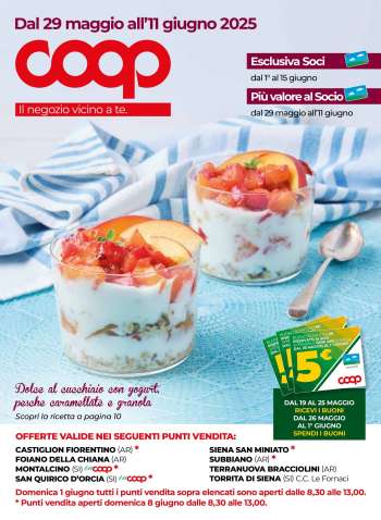 Volantino Coop - 29/5/2025 - 11/6/2025.
