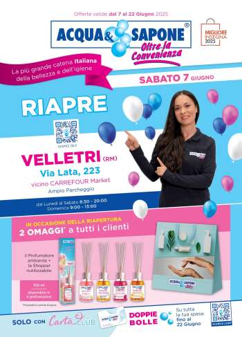 Volantino Acqua & Sapone - 7/6/2025 - 22/6/2025.