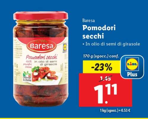 Baresa Pomodori secchi