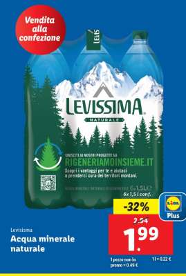 Levissima Acqua minerale naturale