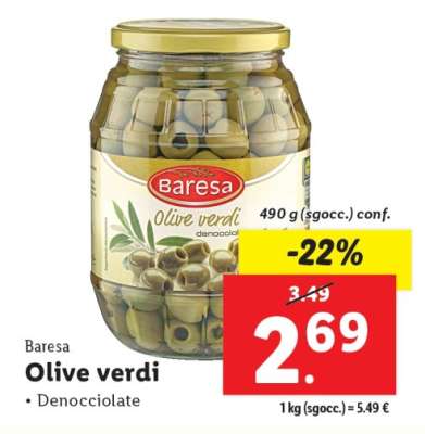 Baresa Olive verdi