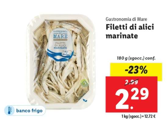 Filetti di alici marinate