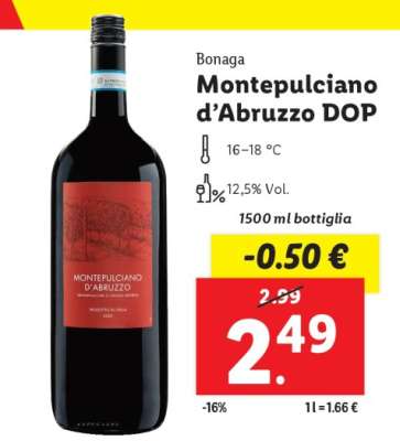 Bonaga Montepulciano d’Abruzzo DOP