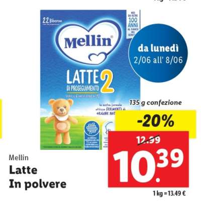 Mellin Latte In polvere
