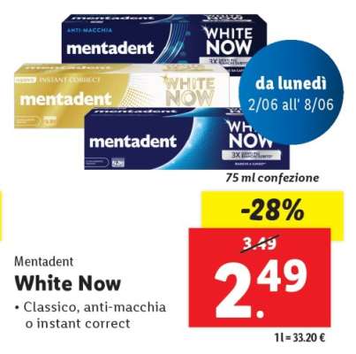 Mentadent White Now
