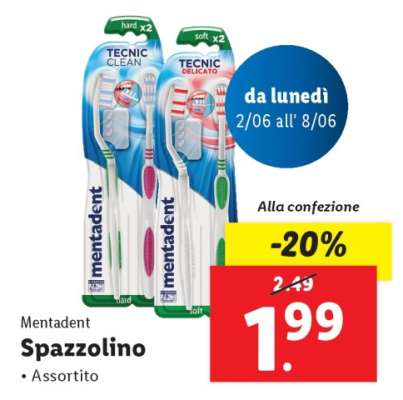 Mentadent Spazzolino