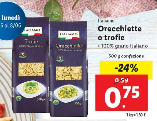 Italiamo Orecchiette o trofie