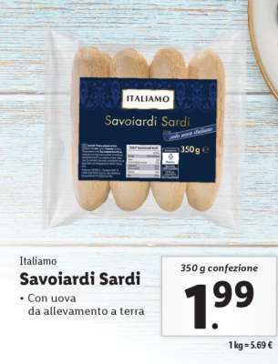 Italiamo Savoiardi Sardi