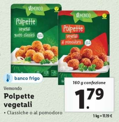 Vemondo Polpette vegetali