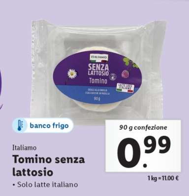 Tomino senza lattosio