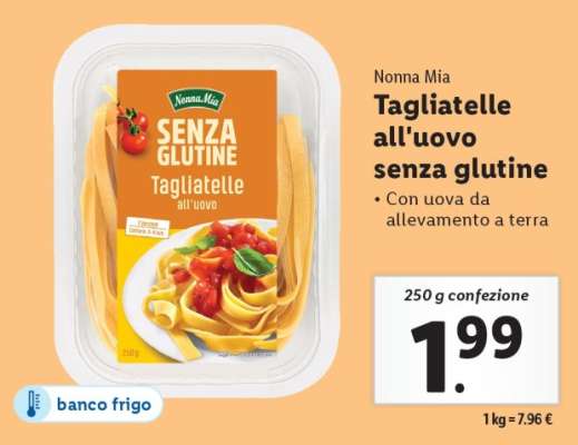 Nonna Mia Tagliatelle all'uovo senza glutine
