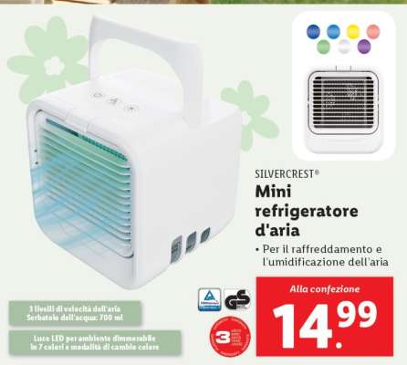 SILVERCREST Mini refrigeratore d'aria